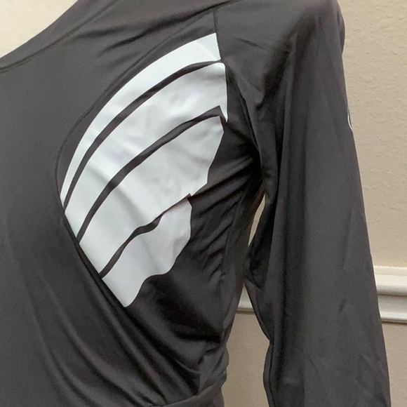 Spyder CYCLING 3/4 SLV TOP - Grey/Wht - Picture 5 of 16